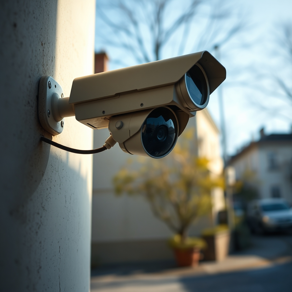 Videosurveillance sans fil (illustration)